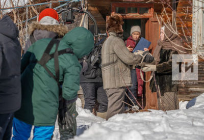 Гөберчәк авылында Мөхәммәт Мәһдиев әсәре буенча татар киносы төшерә башладылар